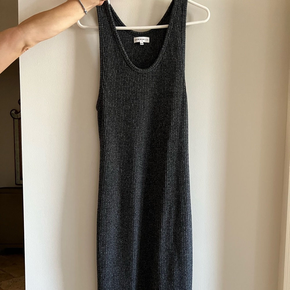 Aritzia Community Ribbed Dress